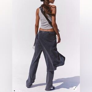 FP Movement Hot Shot Sarong pants Medium Navy blue EUC Free People